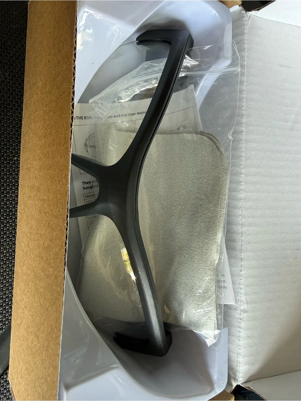 Emzwin 5BC Bluetooth safety glasses for work audio smart glasses headphones